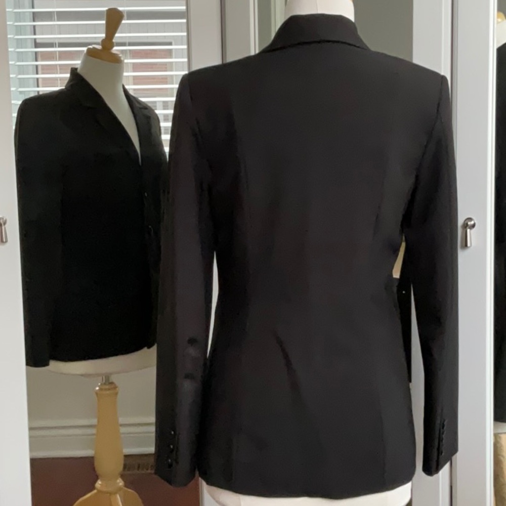 Women's Utc57 Classic Long Blazer / Black / Size 2 - Picture 4 of 16